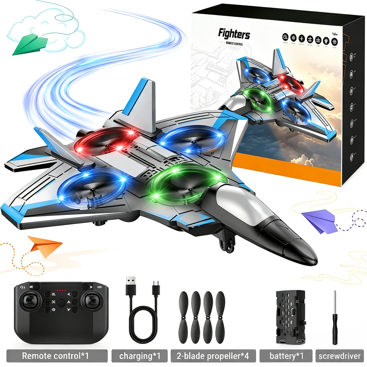 VoltAero - Remote-Controlled Jet Toy With 360° Stunt Capability