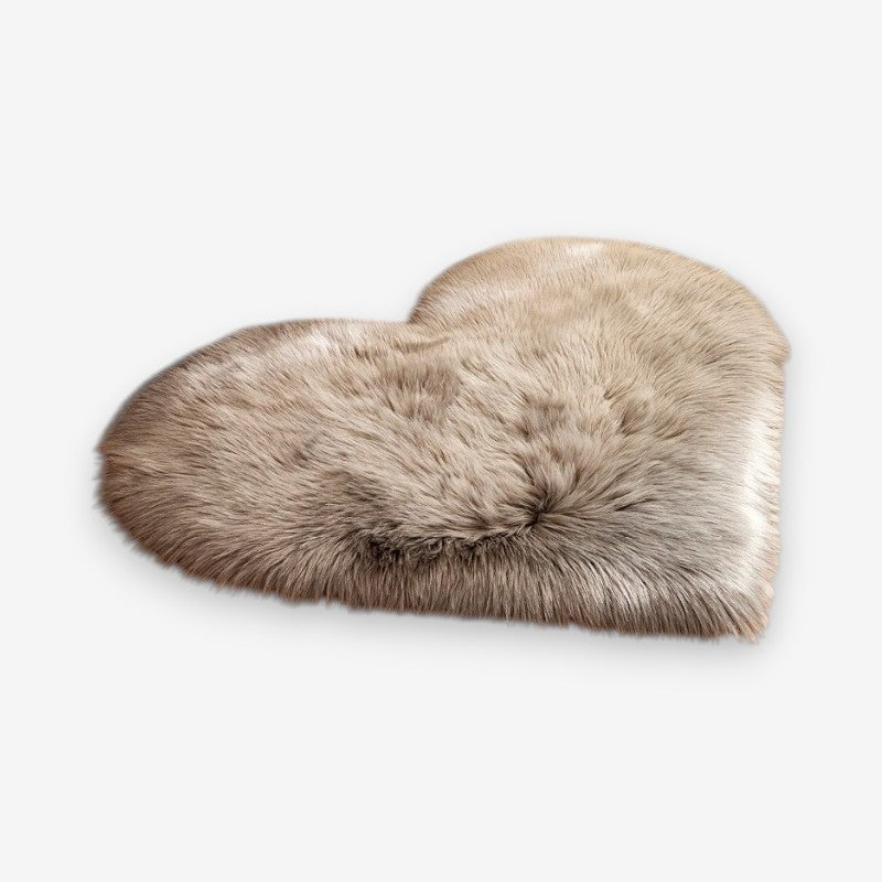 CozyHeart – Decoratief Tapijt met Hartvormig Ontwerp Velani