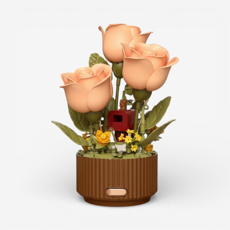 GlowBend – LED Rose Bouquet Table Lamp