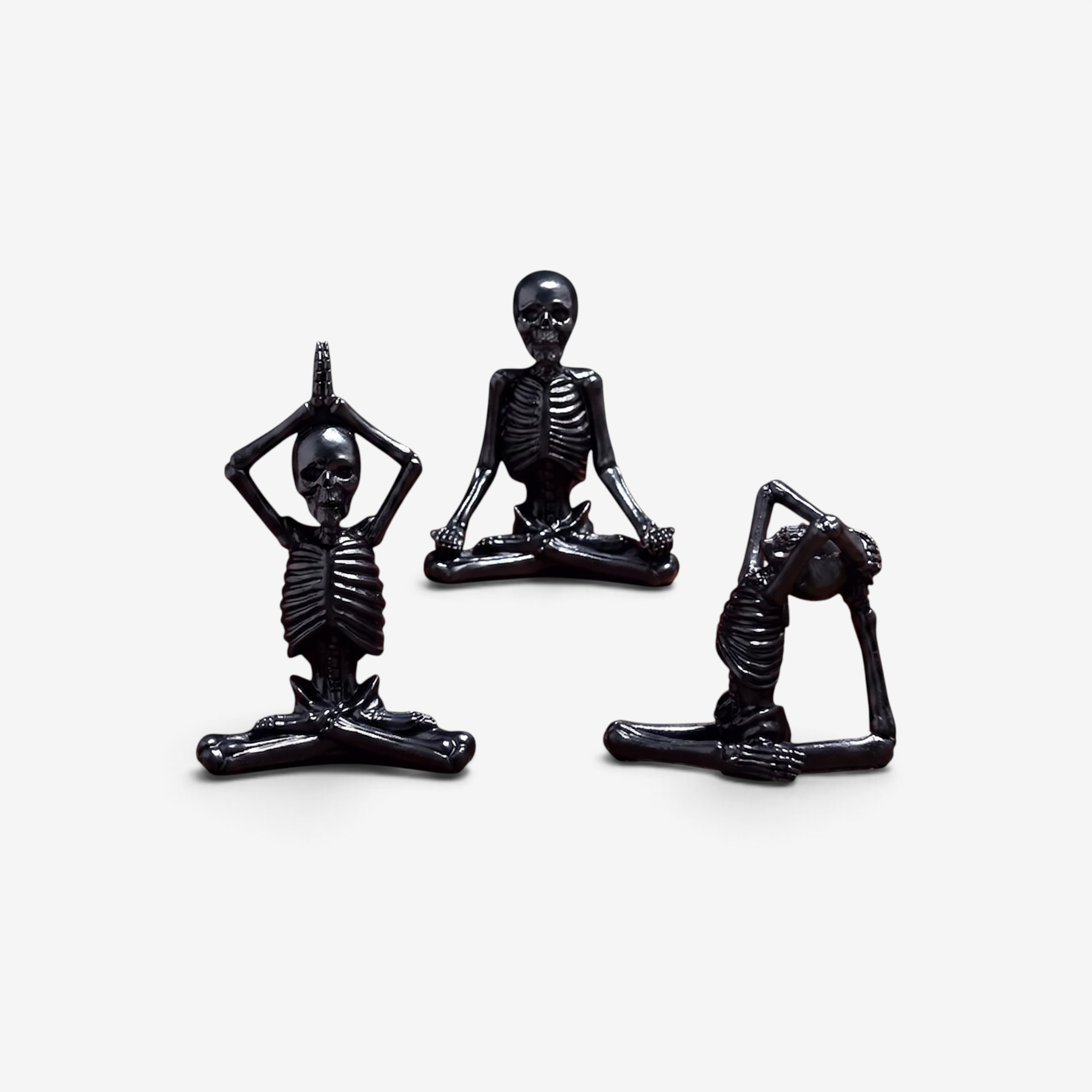 Spooky Resin Skeleton Figurine for Halloween