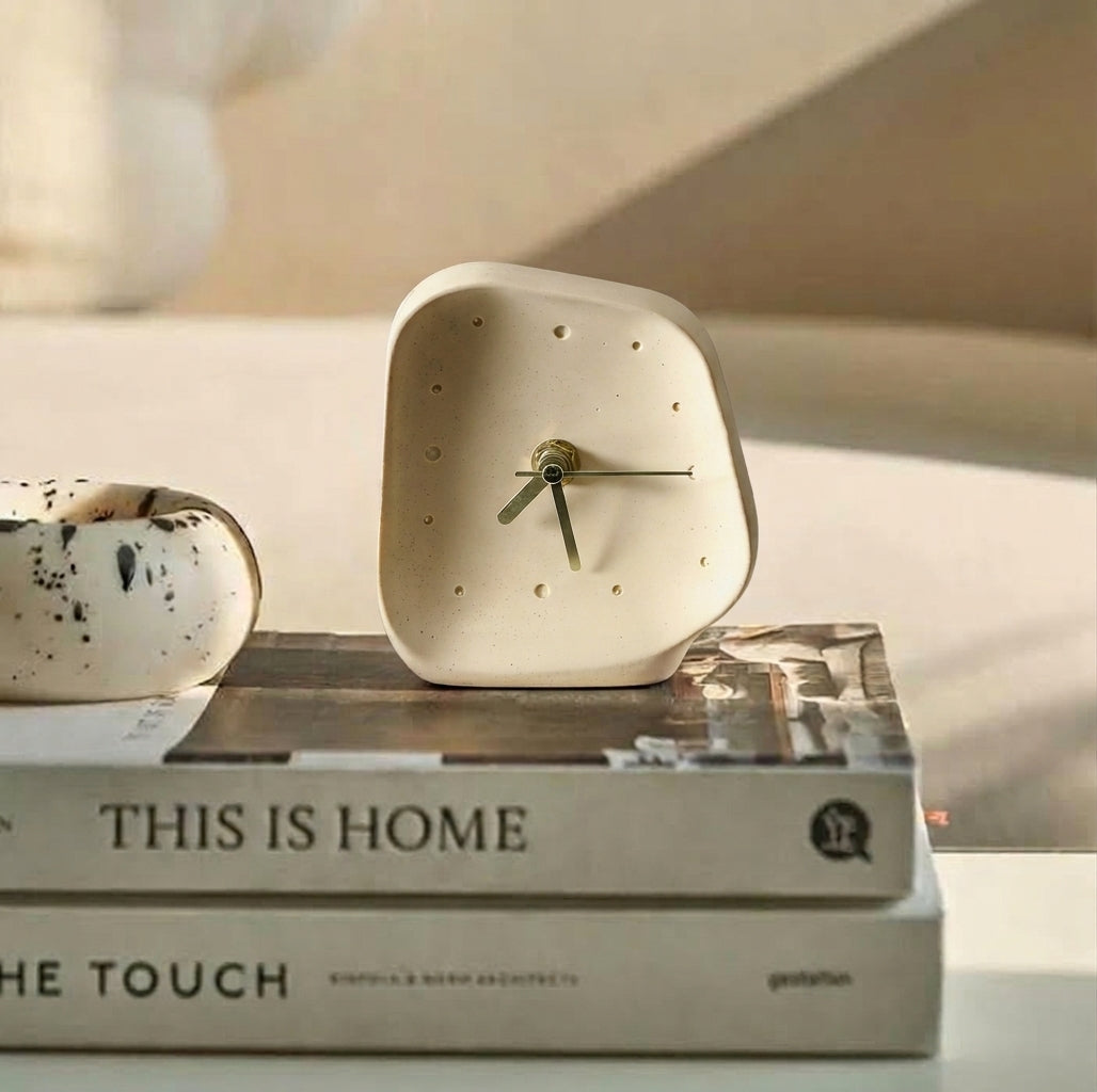 TimeSphere – Desk Clock with Invisible Numbers & Ball Stand