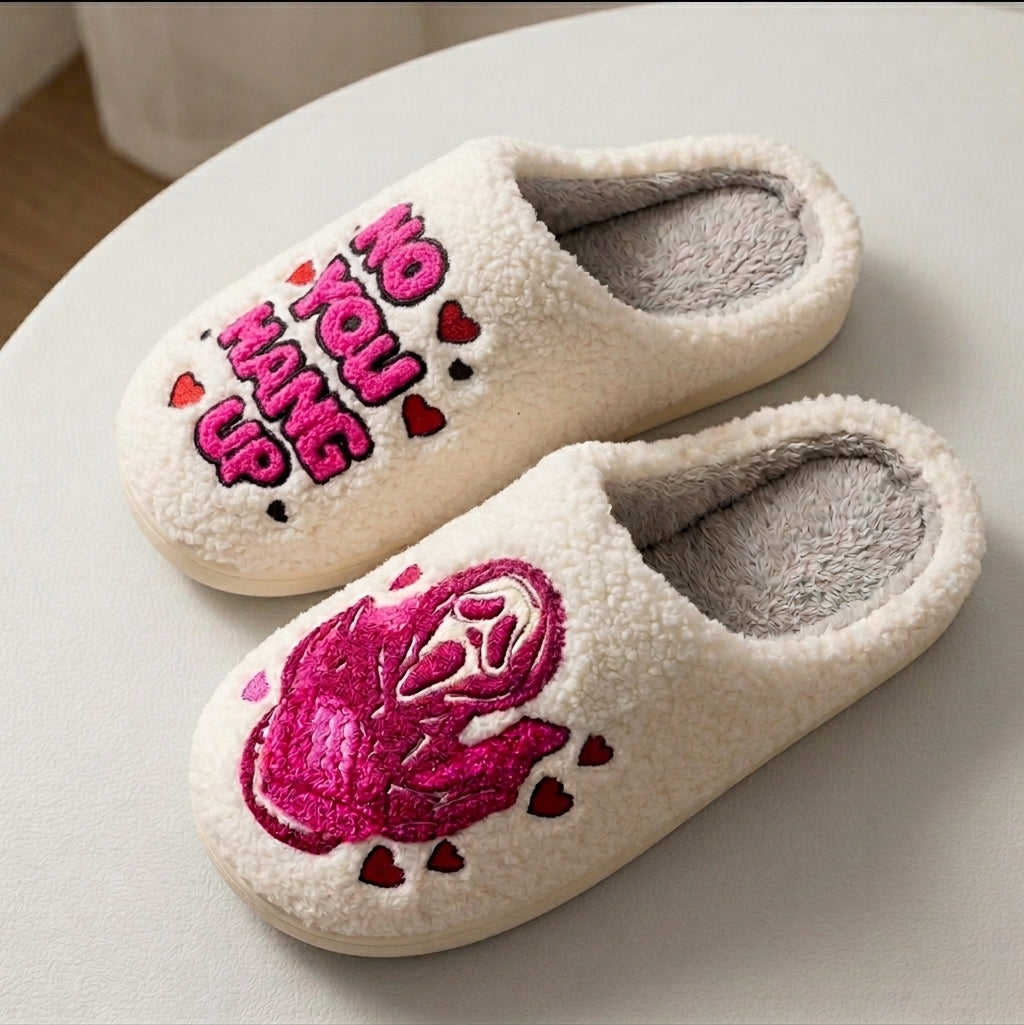 EmberTrail - Halloween Slippers with Fun Embroidery