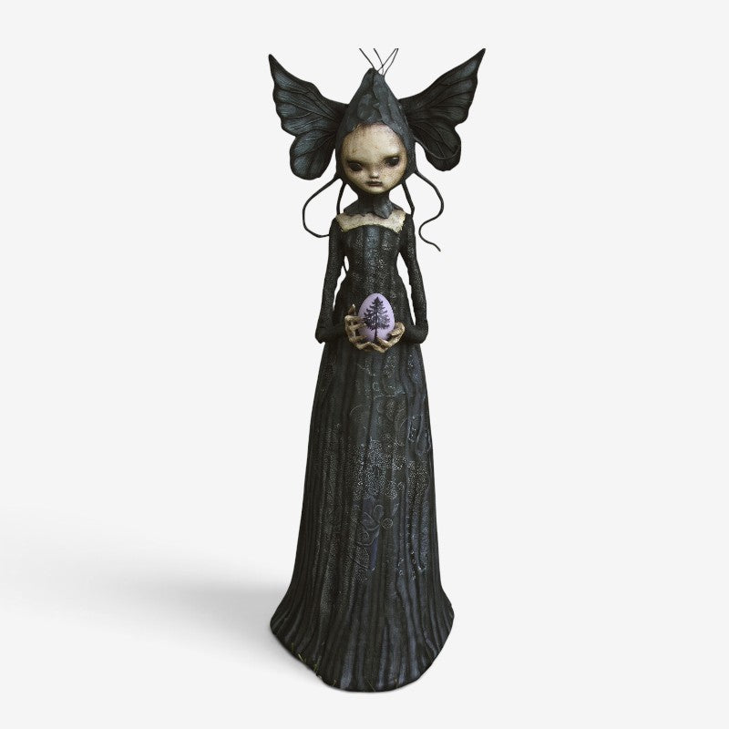 Gothic Witch Figurine with Staff