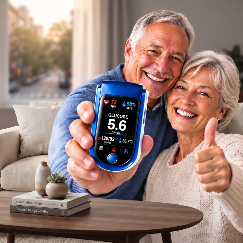 OxyMesure – Digital Finger Pulse Oximeter with OLED Display