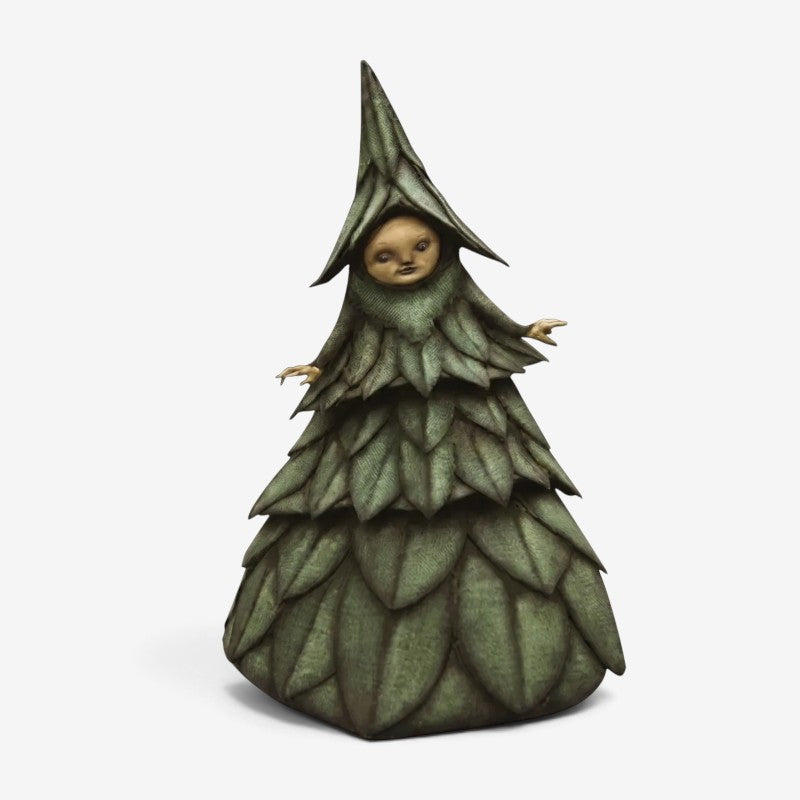 Gothic Witch Figurine with Staff