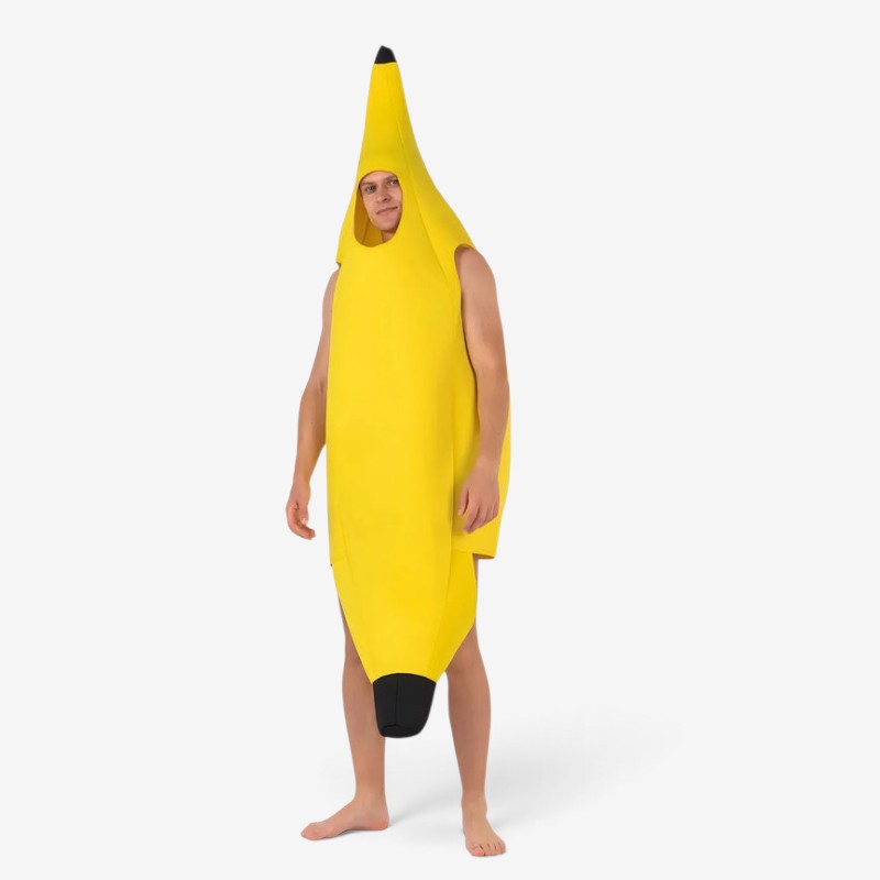 Humorous Yellow Banana Costume for Men