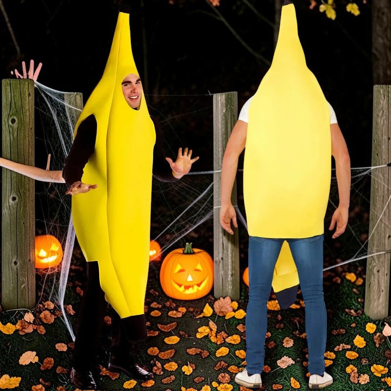 Humorous Yellow Banana Costume for Men