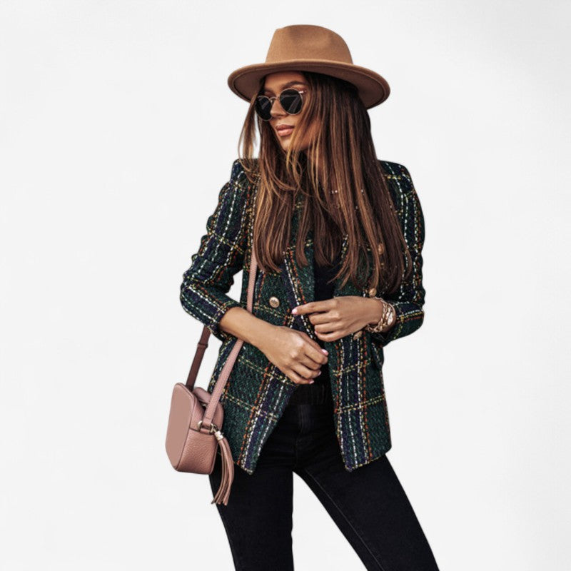 Eliana – Blazer met klassieke knoopsluiting en lange mouwen Velani