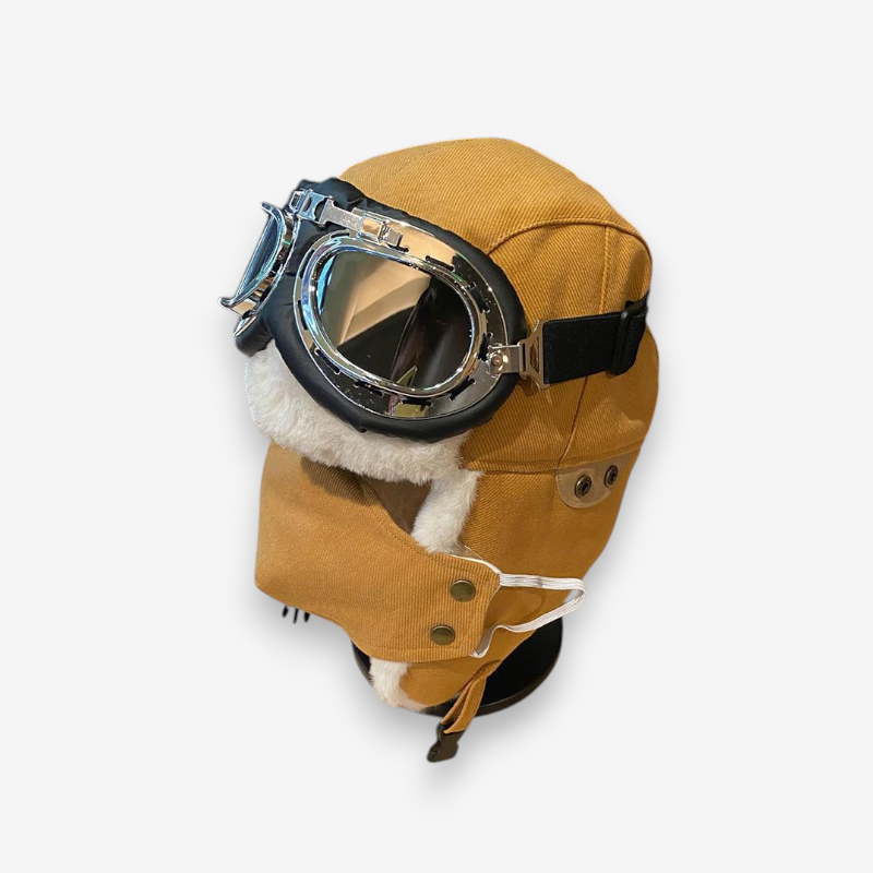 SkyBound – Aviator Beanie with Adjustable Band and Ear Covering