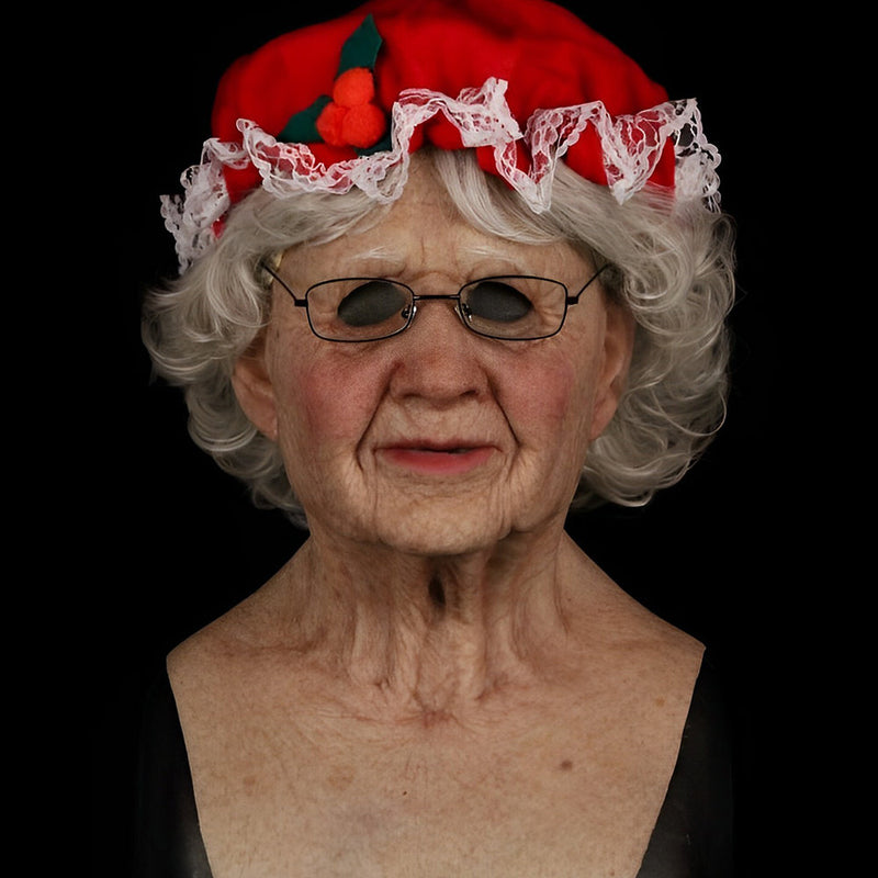 Realistic Old Man Mask for Halloween Fun