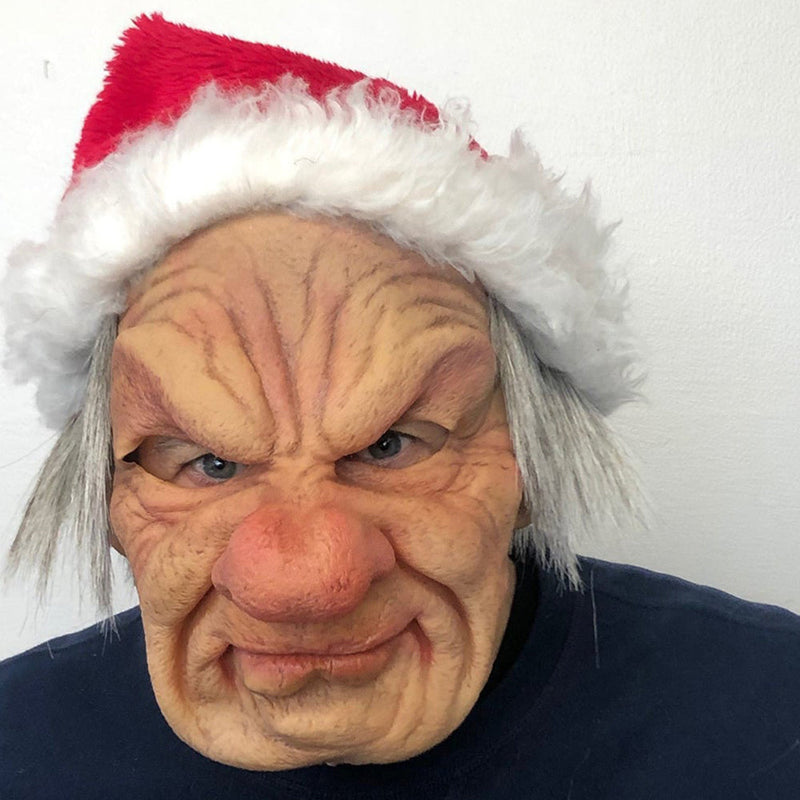Realistic Old Man Mask for Halloween Fun