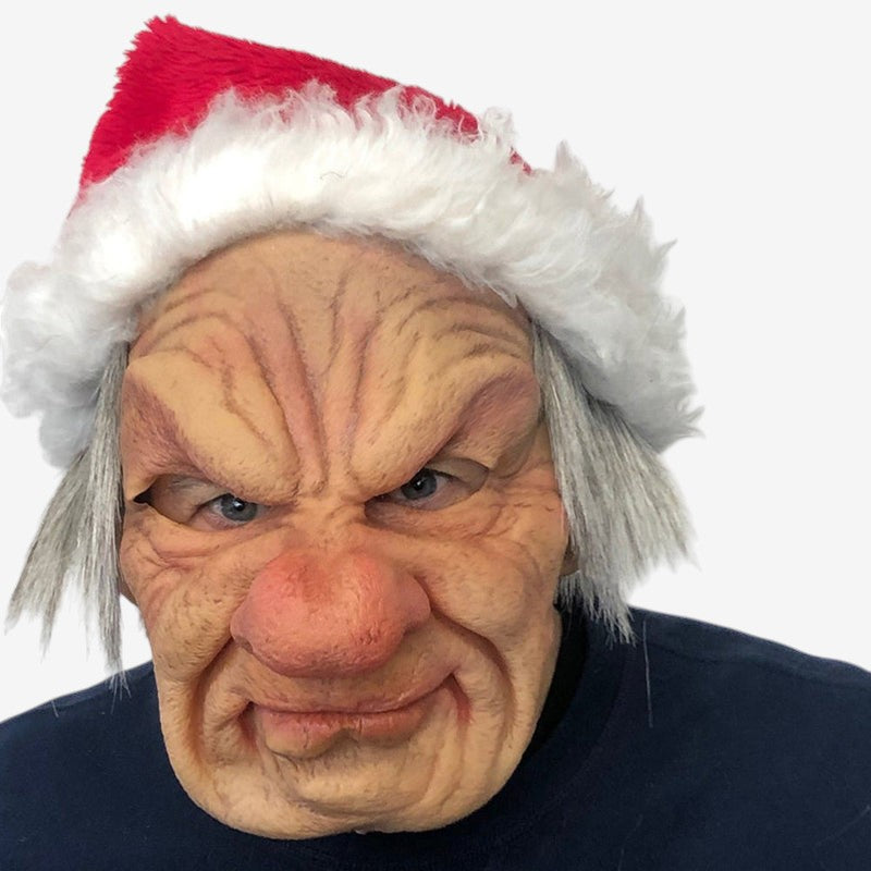 Realistic Old Man Mask for Halloween Fun