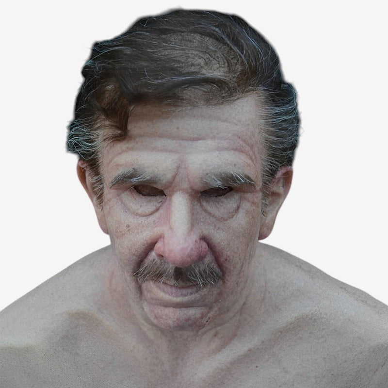 Realistic Old Man Mask for Halloween Fun