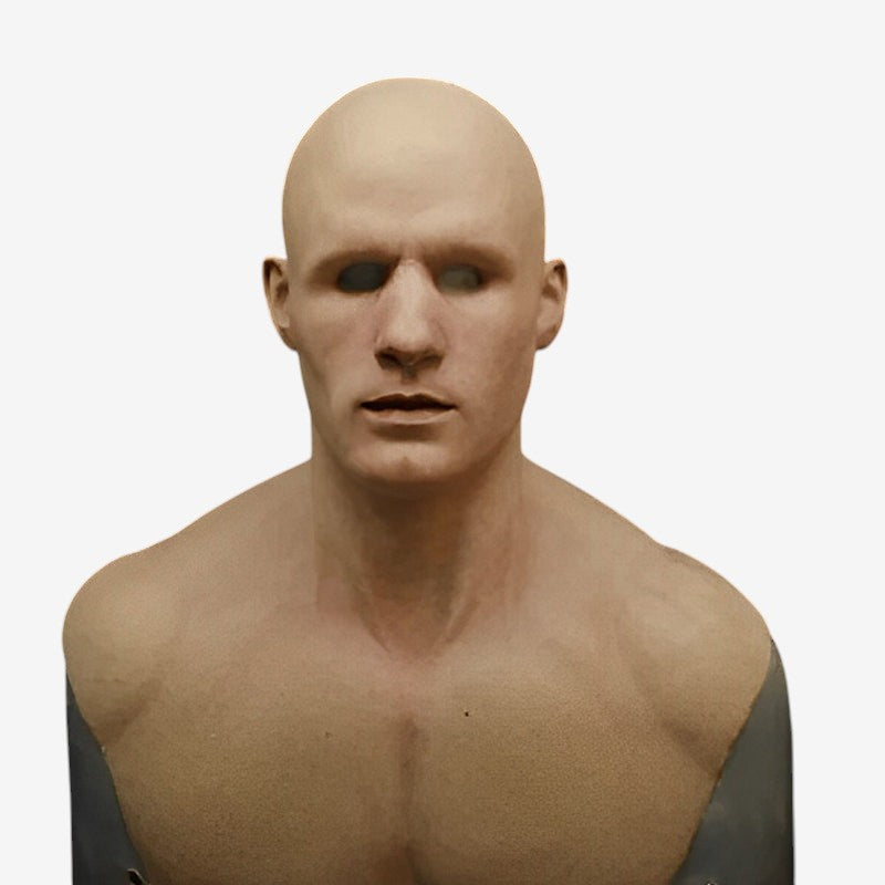 Realistic Old Man Mask for Halloween Fun