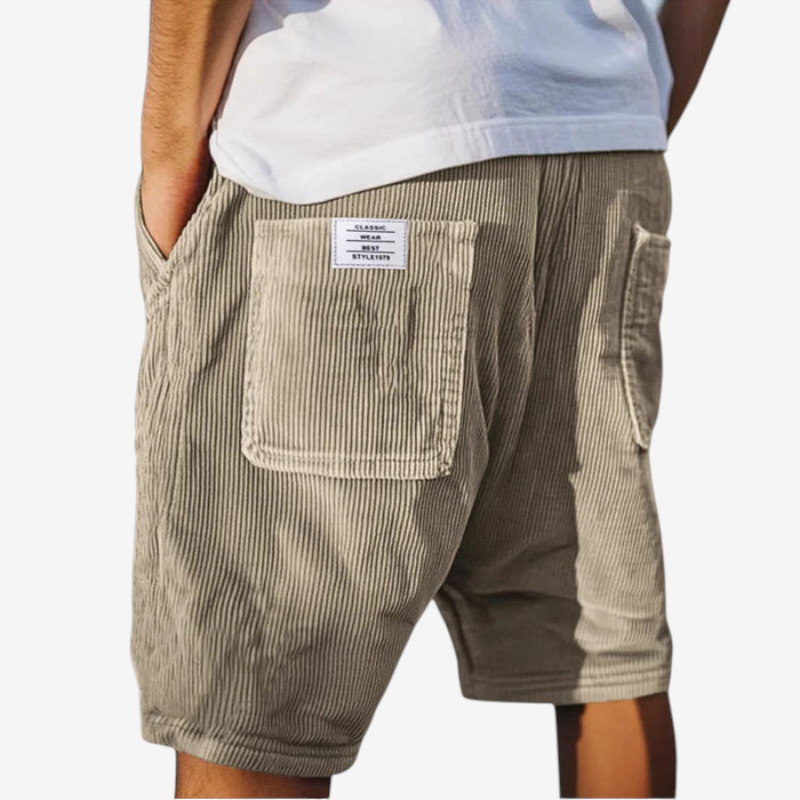 Men's Versatile Multi Pocket Drawstring Shorts