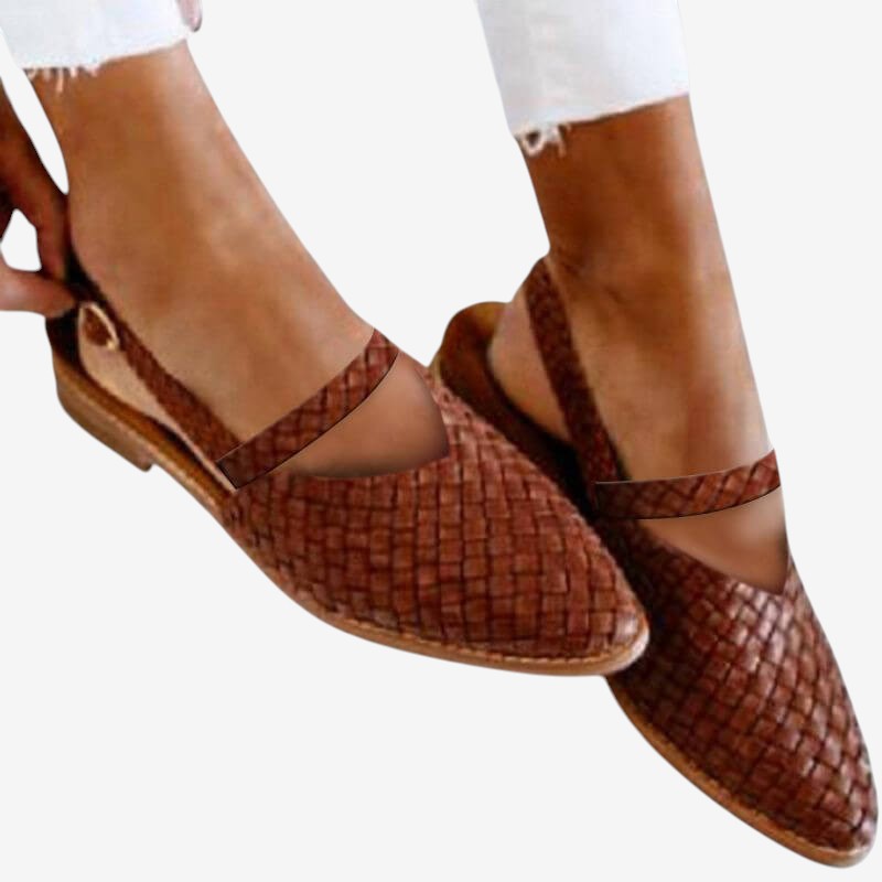 Solevia – Stijlvolle sandalen met platte zool en verstelbare hielbandjes Velani