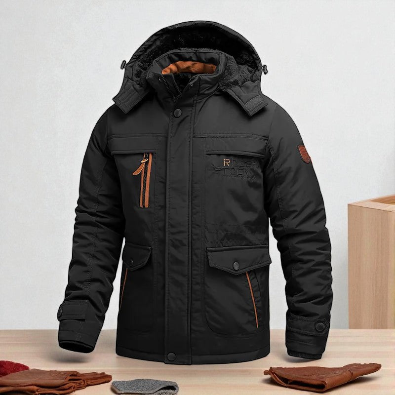 Kevin – Tactische Jas met Afneembare Capuchon en Lange Mouwen Velani