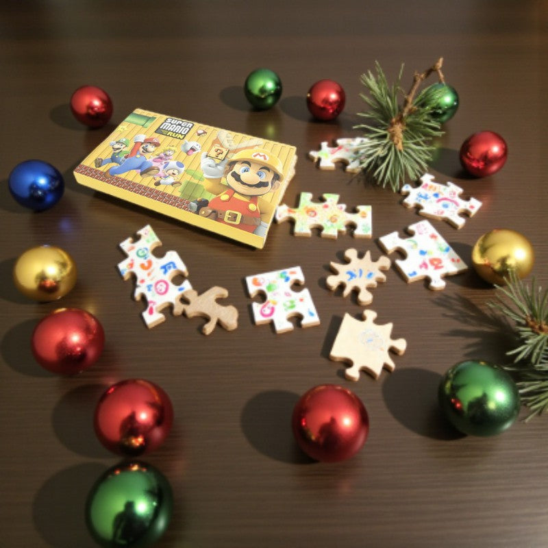 FunBox – 24 Dages Mario Tegneserie Figur Adventskalender Velani