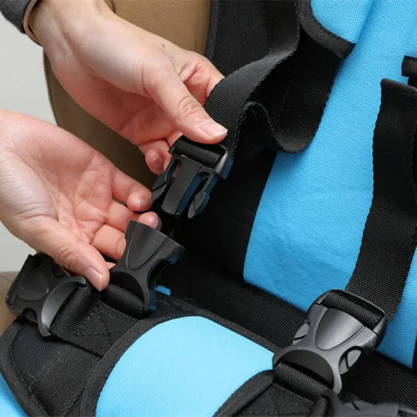 SeatSprint - Foldable Child Travel Seat With Five-Point Harness