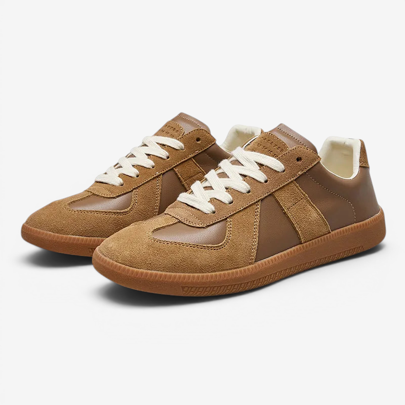 Ladies Round Toe Lace-Up Sneakers