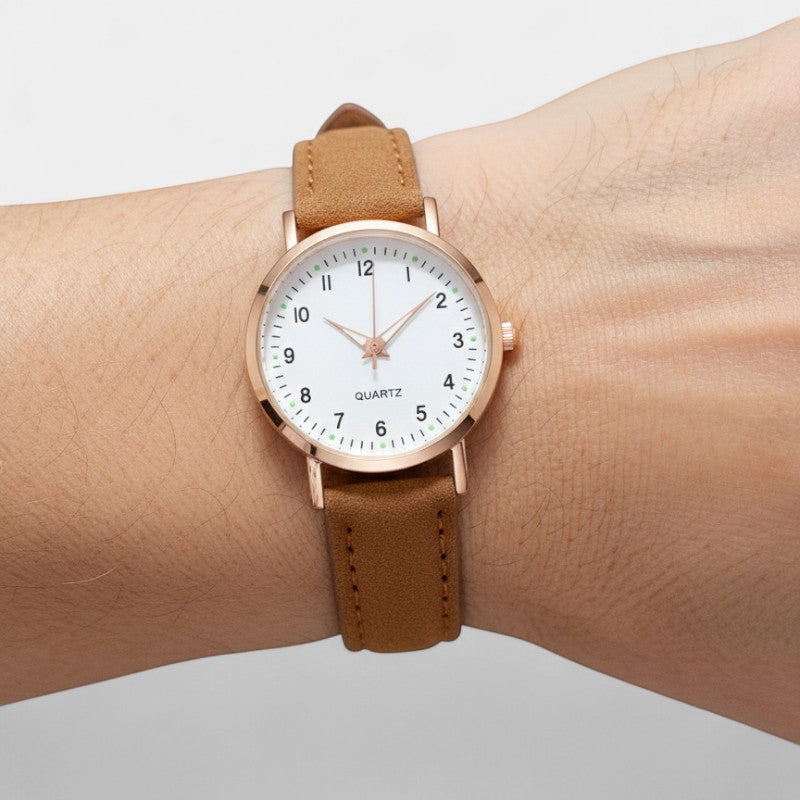 Versatile Adjustable Strap Watch with Numbered Face