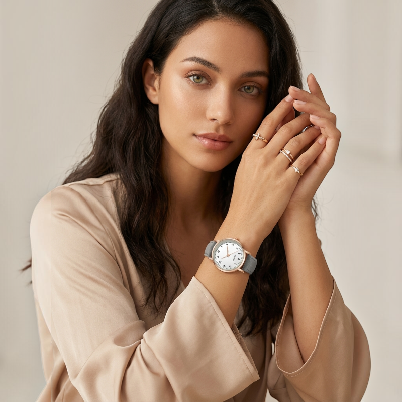 Versatile Adjustable Strap Watch with Numbered Face