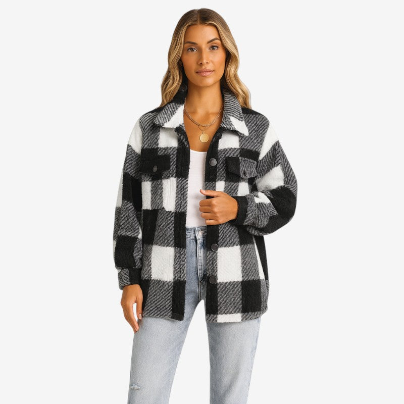 Adrian – Jas met Lange Mouwen Knoopsluiting en Zakkenontwerp Velani