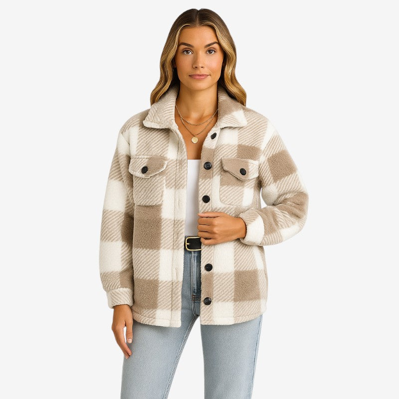 Adrian – Jas met Lange Mouwen Knoopsluiting en Zakkenontwerp Velani