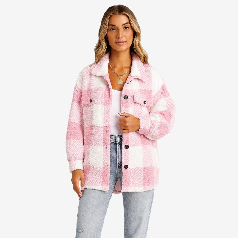 Adrian – Jas met Lange Mouwen Knoopsluiting en Zakkenontwerp Velani