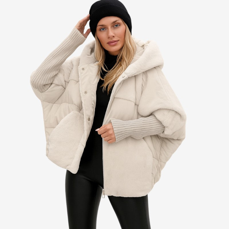 Eliana – Jas met capuchon lange mouwen en zakken Velani