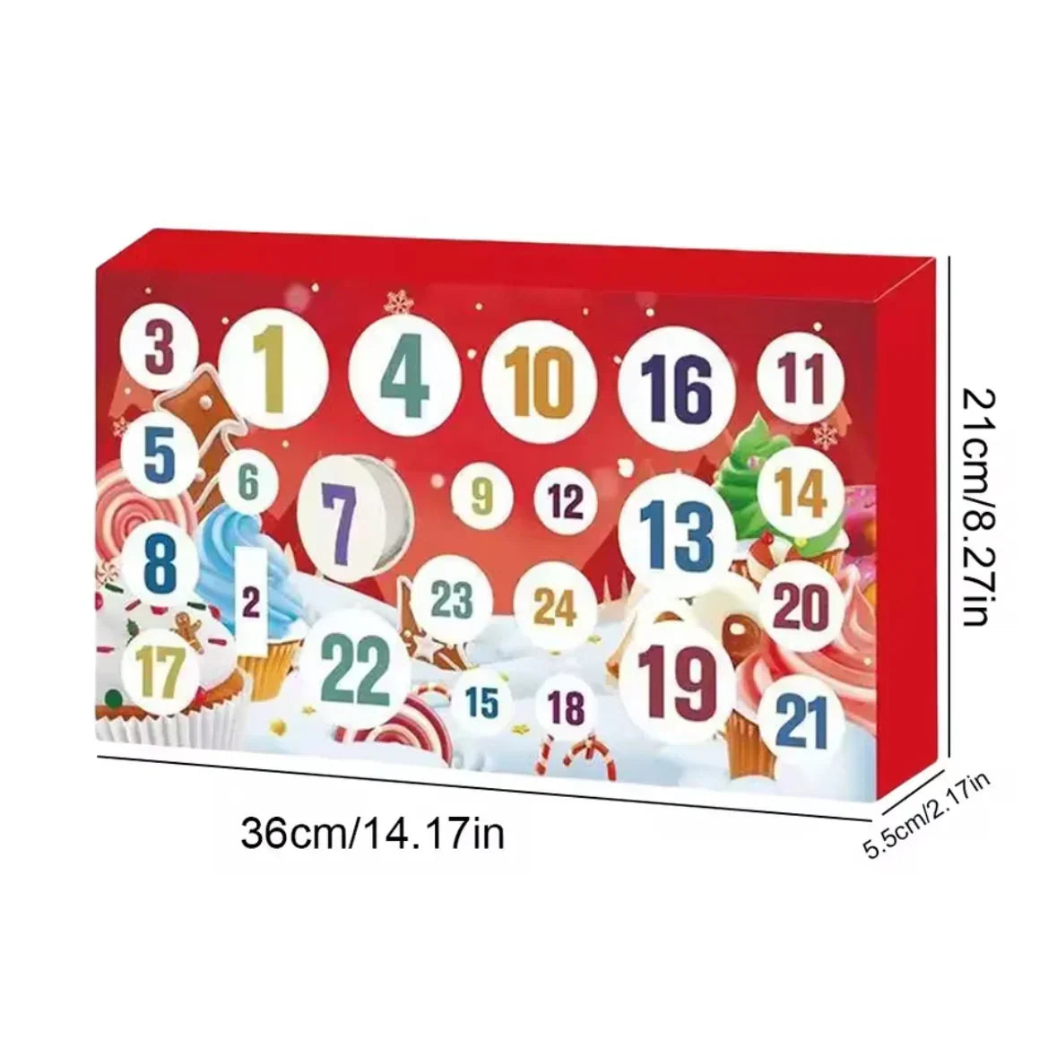 HollySlime - 2026 Slime Advent Calendar with 24 Unique Slime Containers