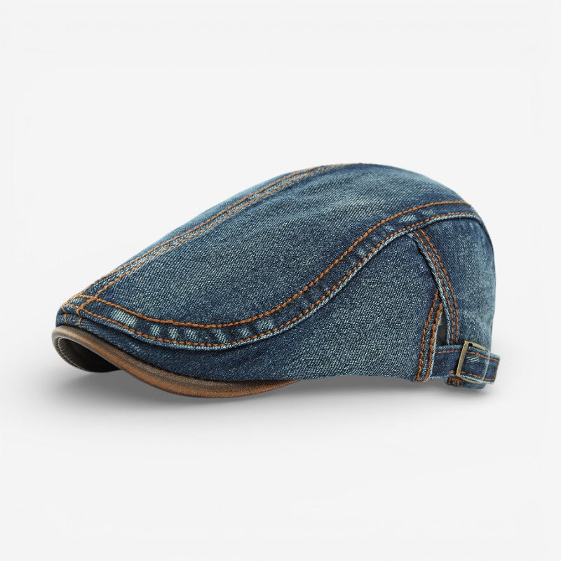 Ian – Flat Cap with Adjustable Buckle