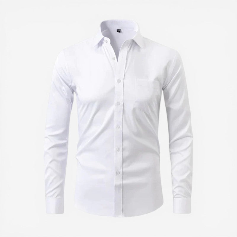 Men's Slim Fit Long Sleeve Button Down Shirt