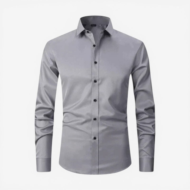 Men's Slim Fit Long Sleeve Button Down Shirt
