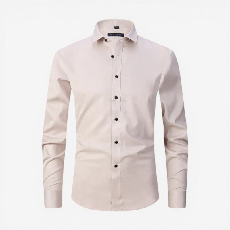 Men's Slim Fit Long Sleeve Button Down Shirt