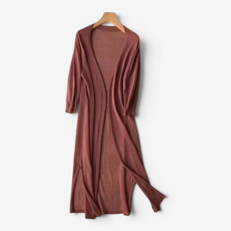 Women’s Open Front Cardigan Long Sleeve Relaxed Fit