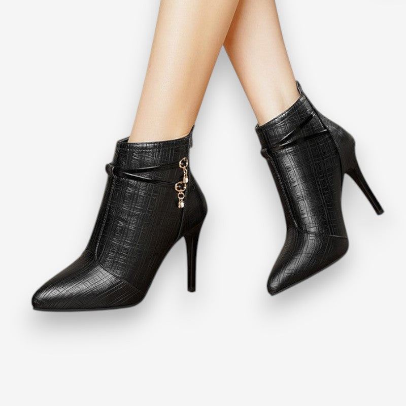 Zara – High Heel Boots with Buckle Design