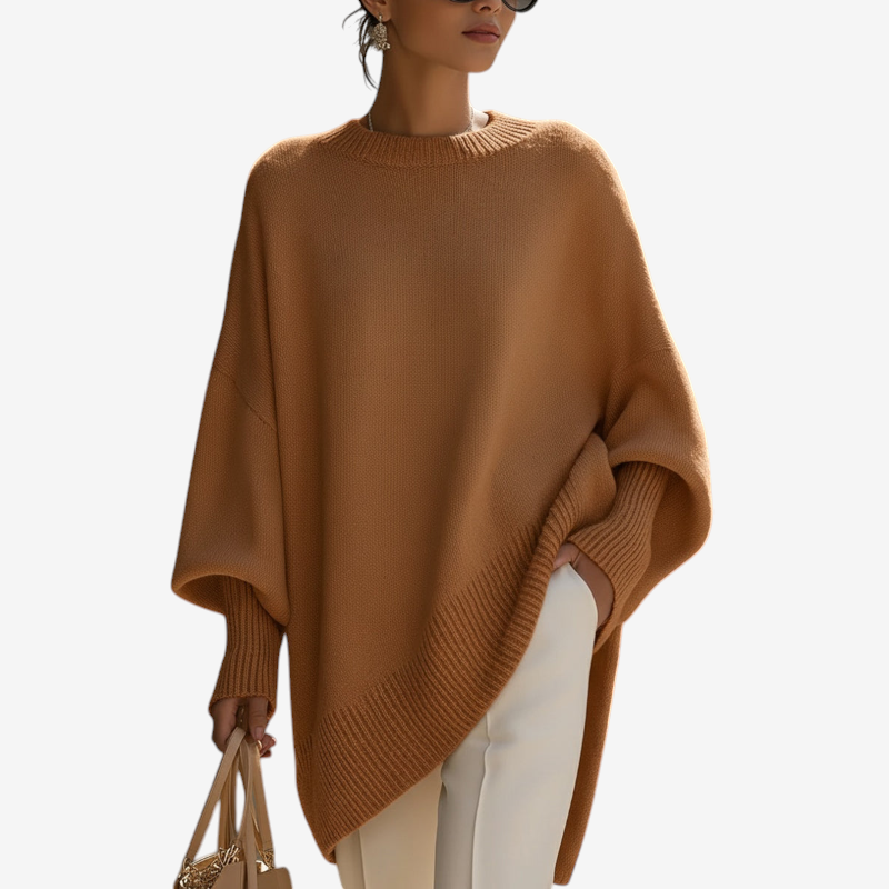 Women’s Cozy Oversized Batwing Sleeve Sweater