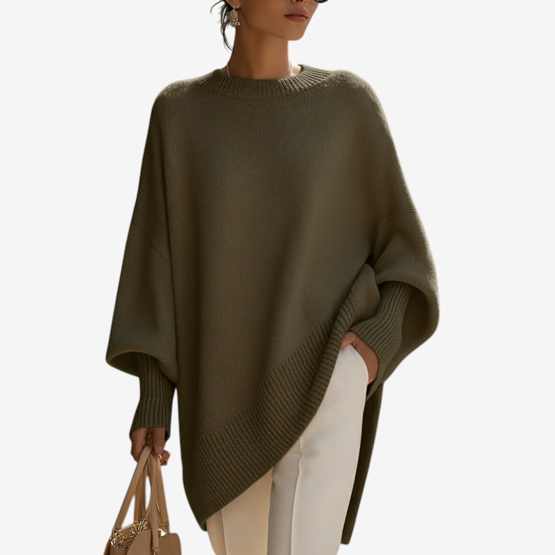 Women’s Cozy Oversized Batwing Sleeve Sweater