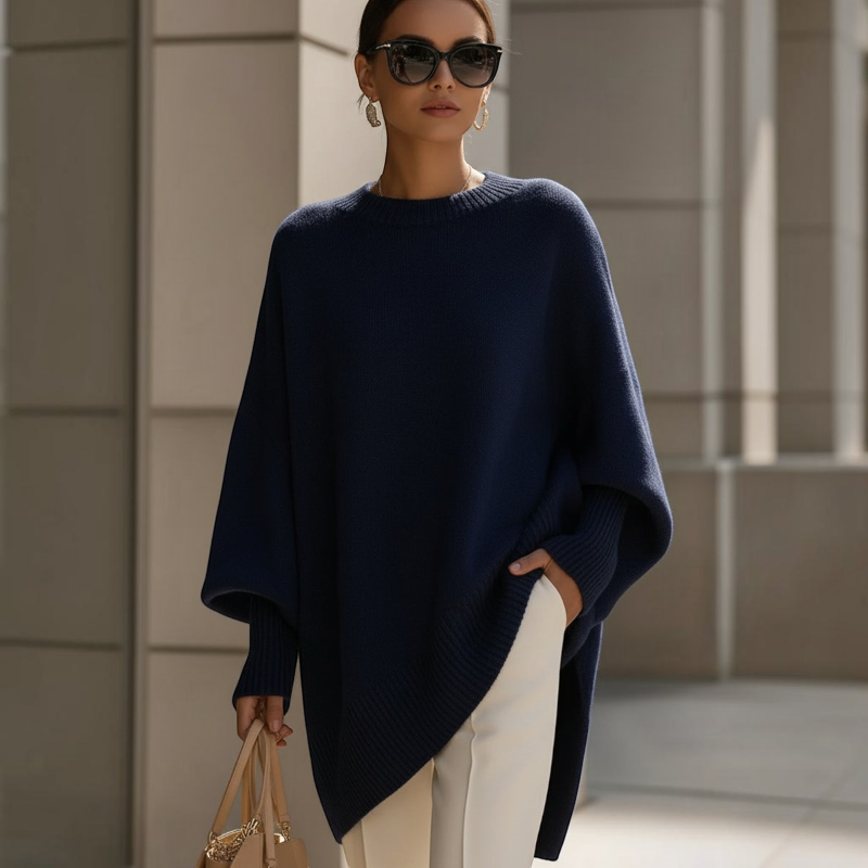 Women’s Cozy Oversized Batwing Sleeve Sweater