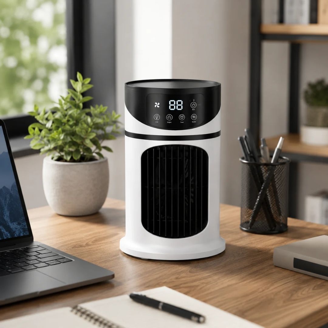 Portable Air Cooler with LED Display