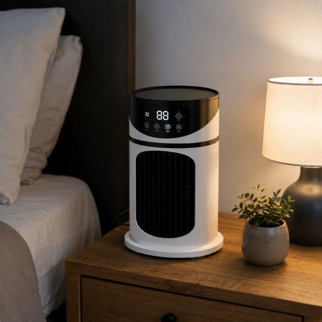 Portable Air Cooler with LED Display