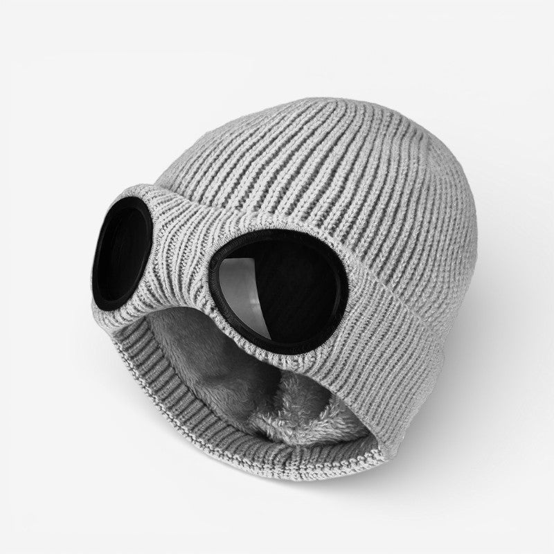 Olivia – Round Cap With Glasses Pattern Design