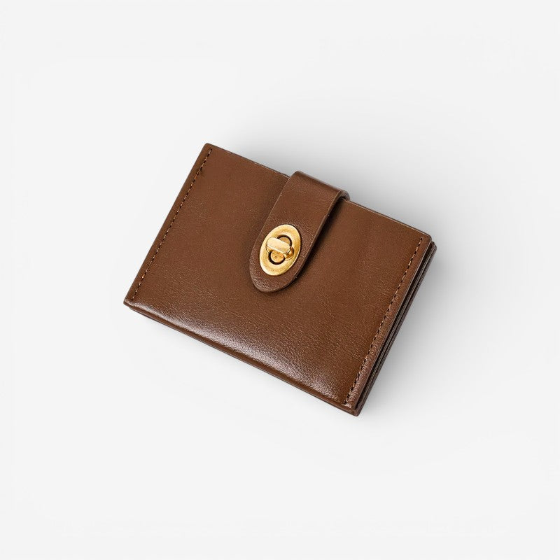 Sophia – Compact Wallet with Hasp Closure and Multiple Compartments