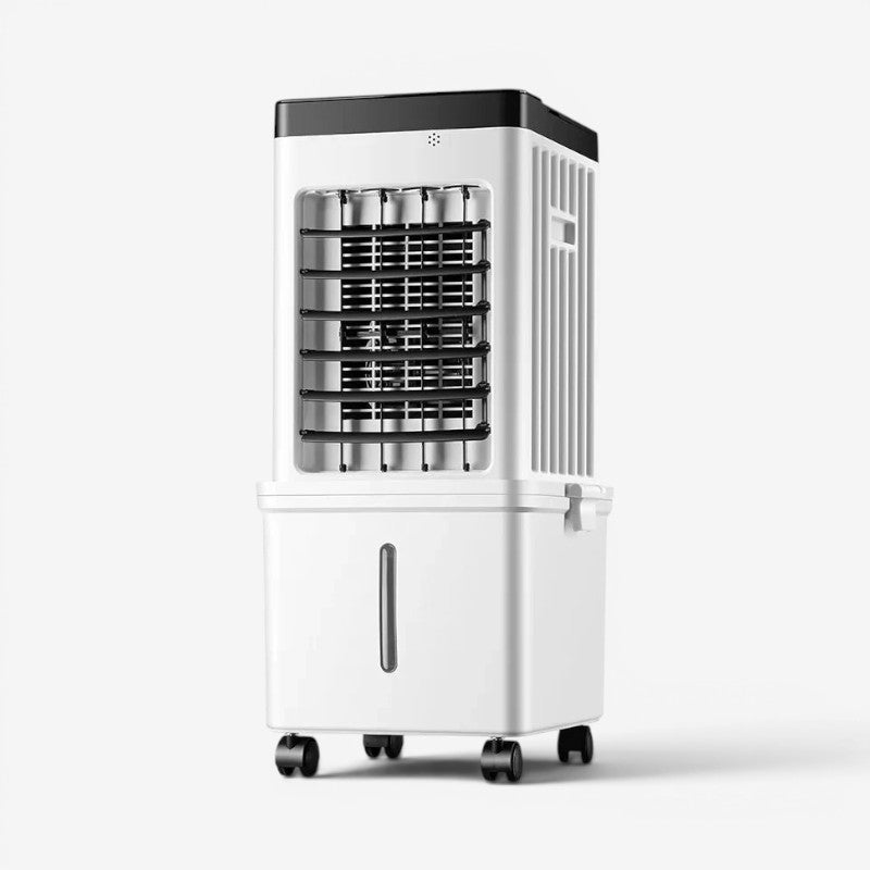 Portable Air Cooling Fan with Built-In Wheels