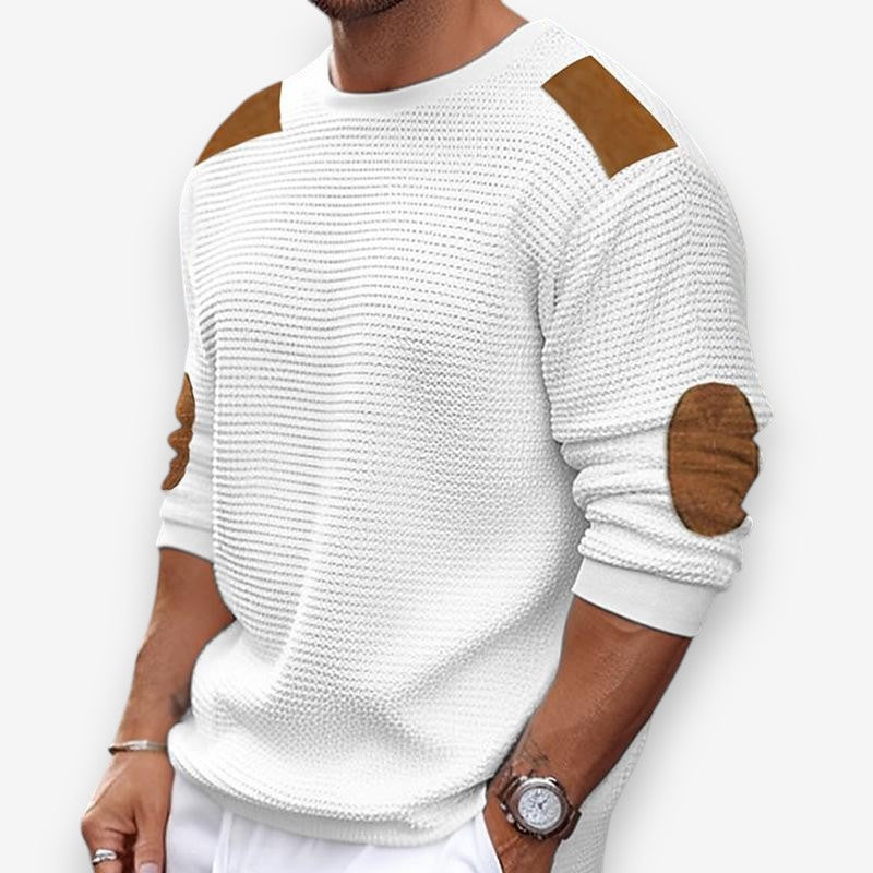 Daniel – Long Sleeve Sweater with Round Neck Design