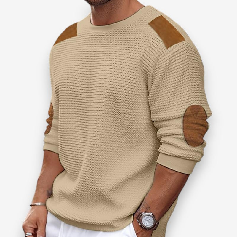 Daniel – Long Sleeve Sweater with Round Neck Design