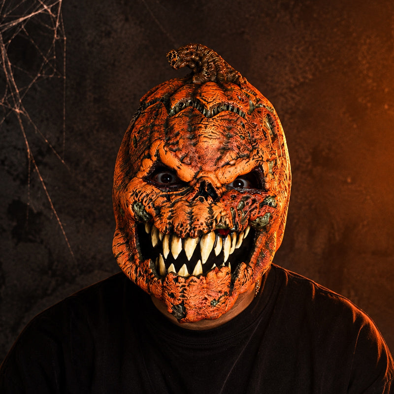 PumpkinVeil -  Spooky Pumpkin Horror Mask for Halloween