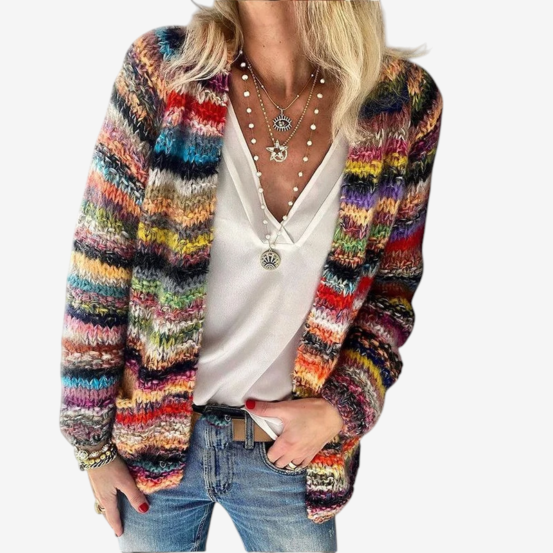 Stylish Women's Long Sleeve Knit Sweater