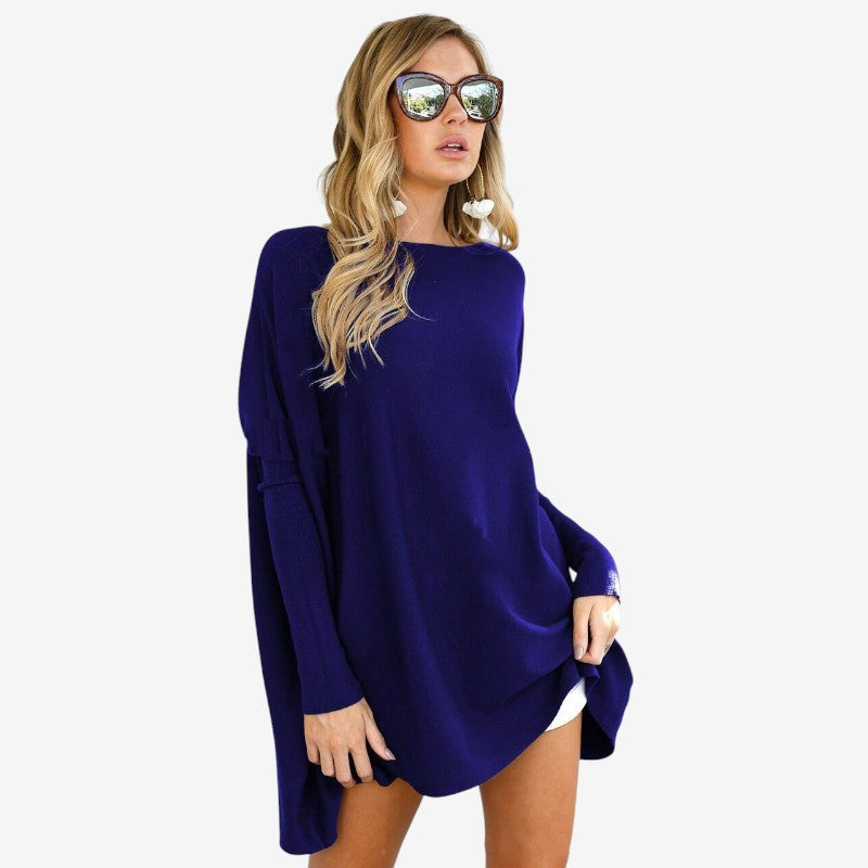 Women Round Neck Long Sleeve T-Shirt